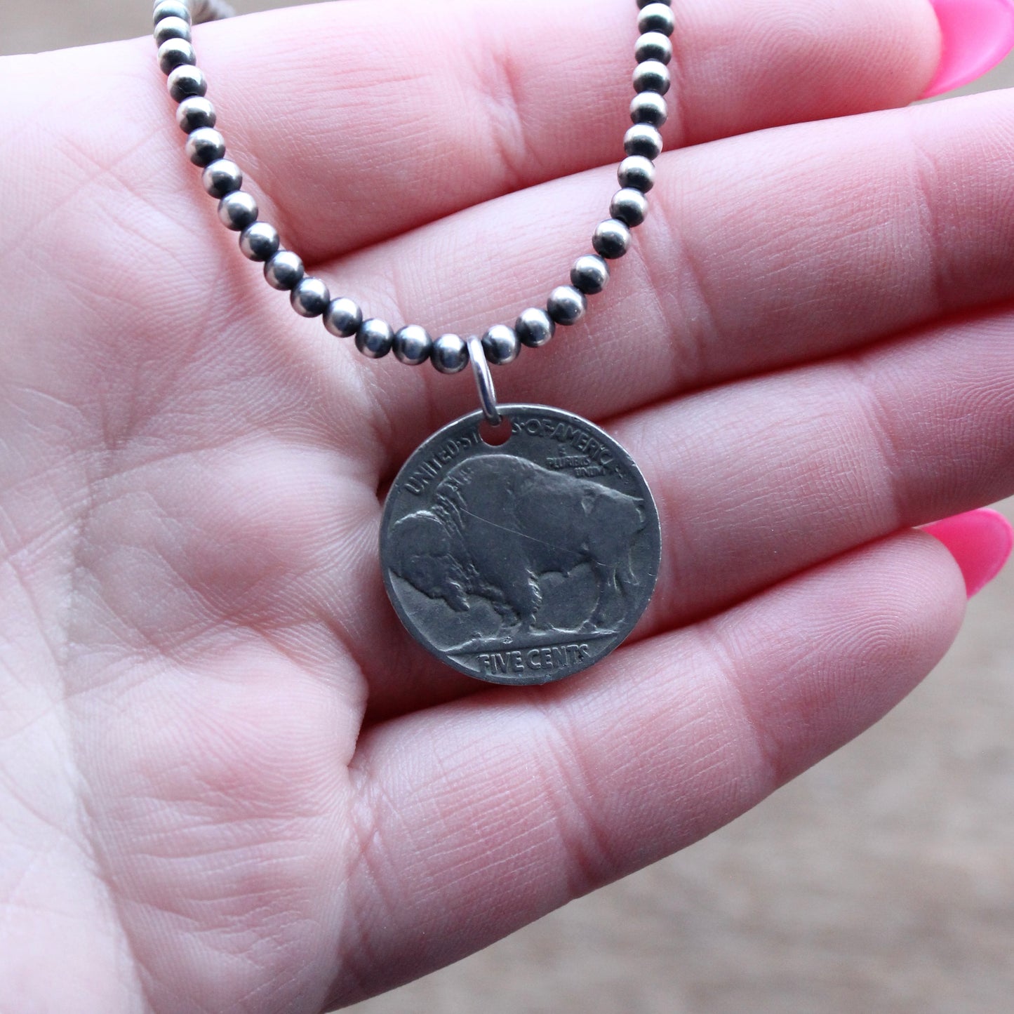 Buffalo Nickel Pendant - Ready to Ship