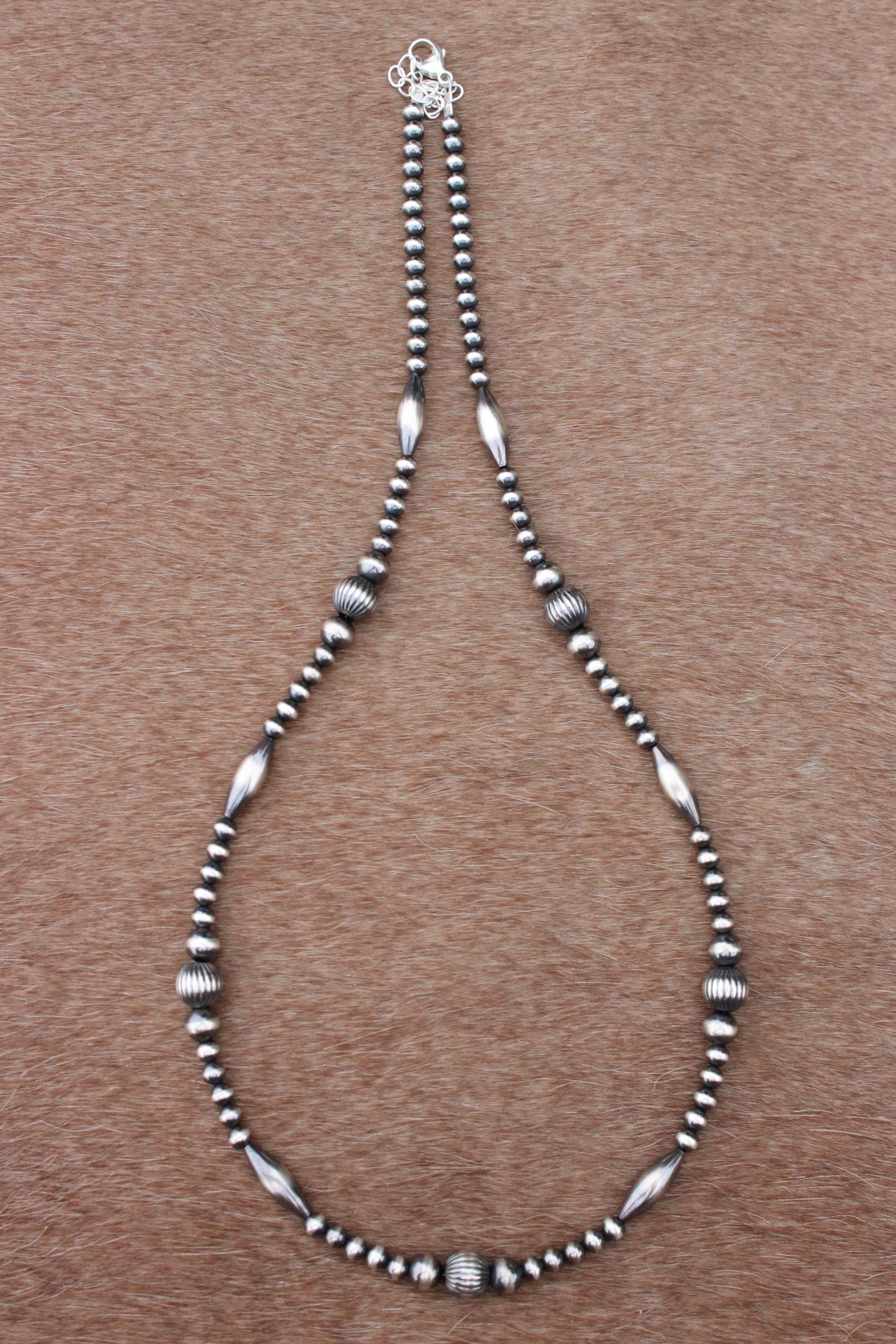 Graduated Melon & Torpedo Necklace