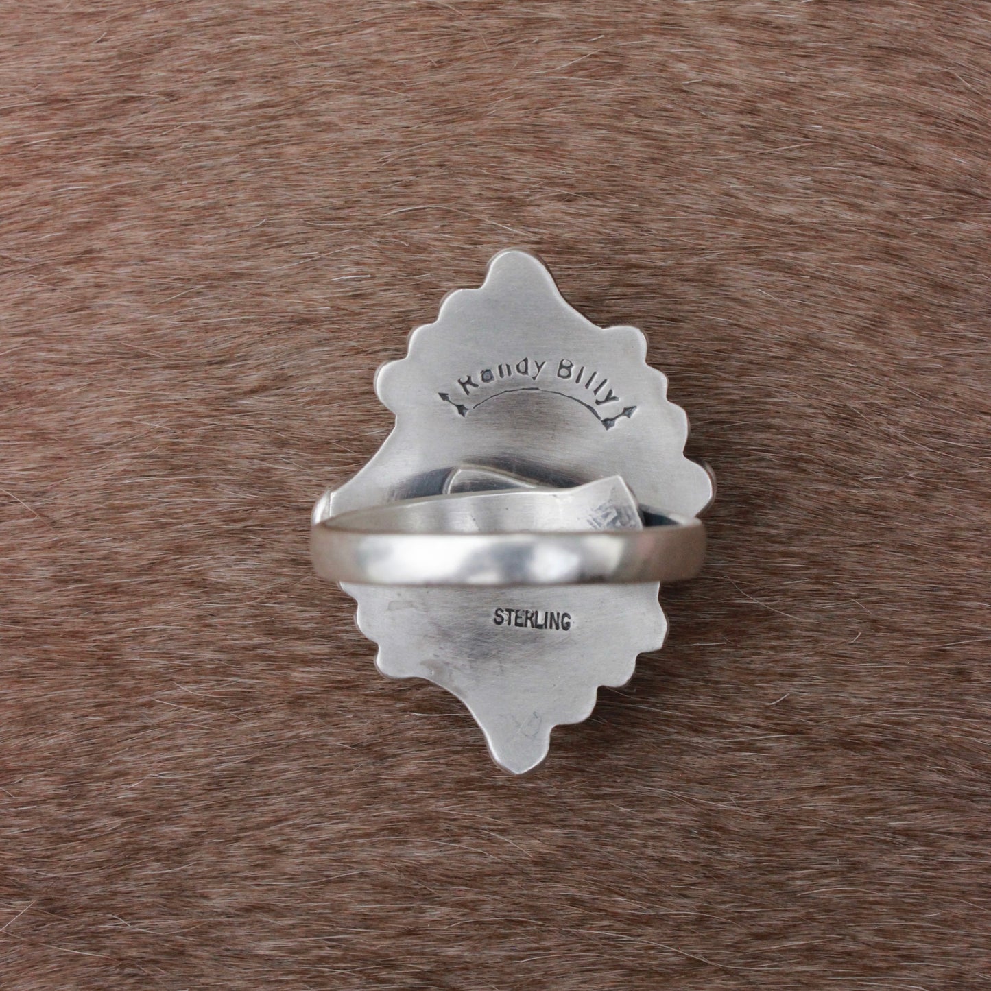 Fox Turquoise Adjustable Ring