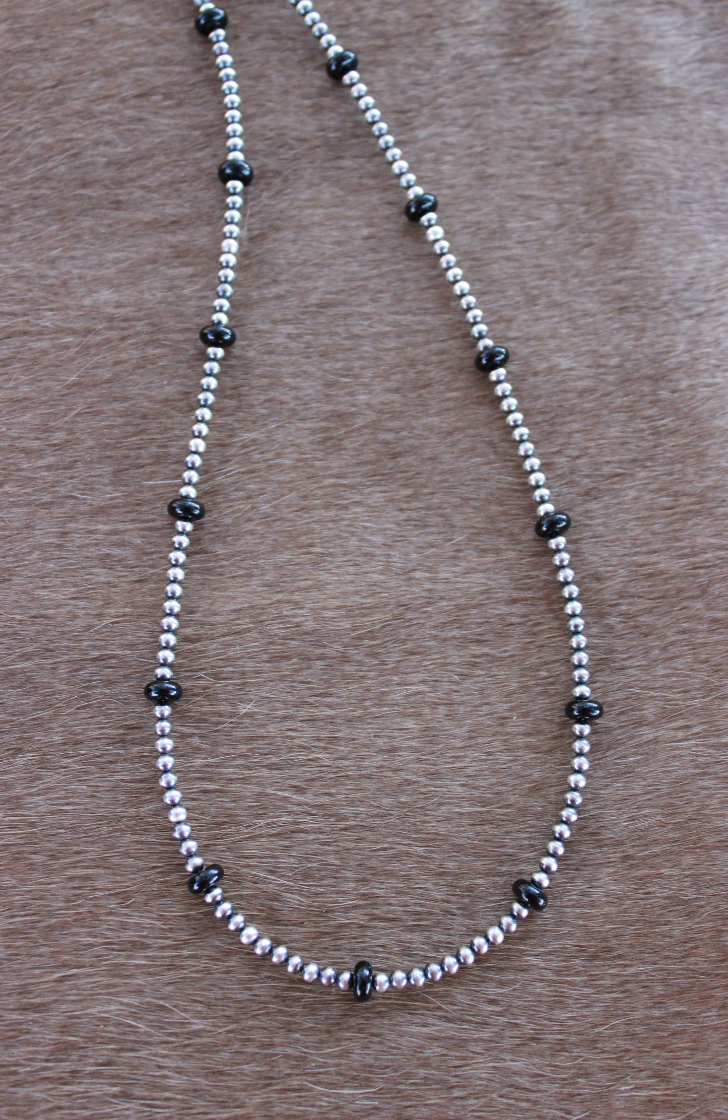 Black Onyx Stacker Necklace - Made to Order