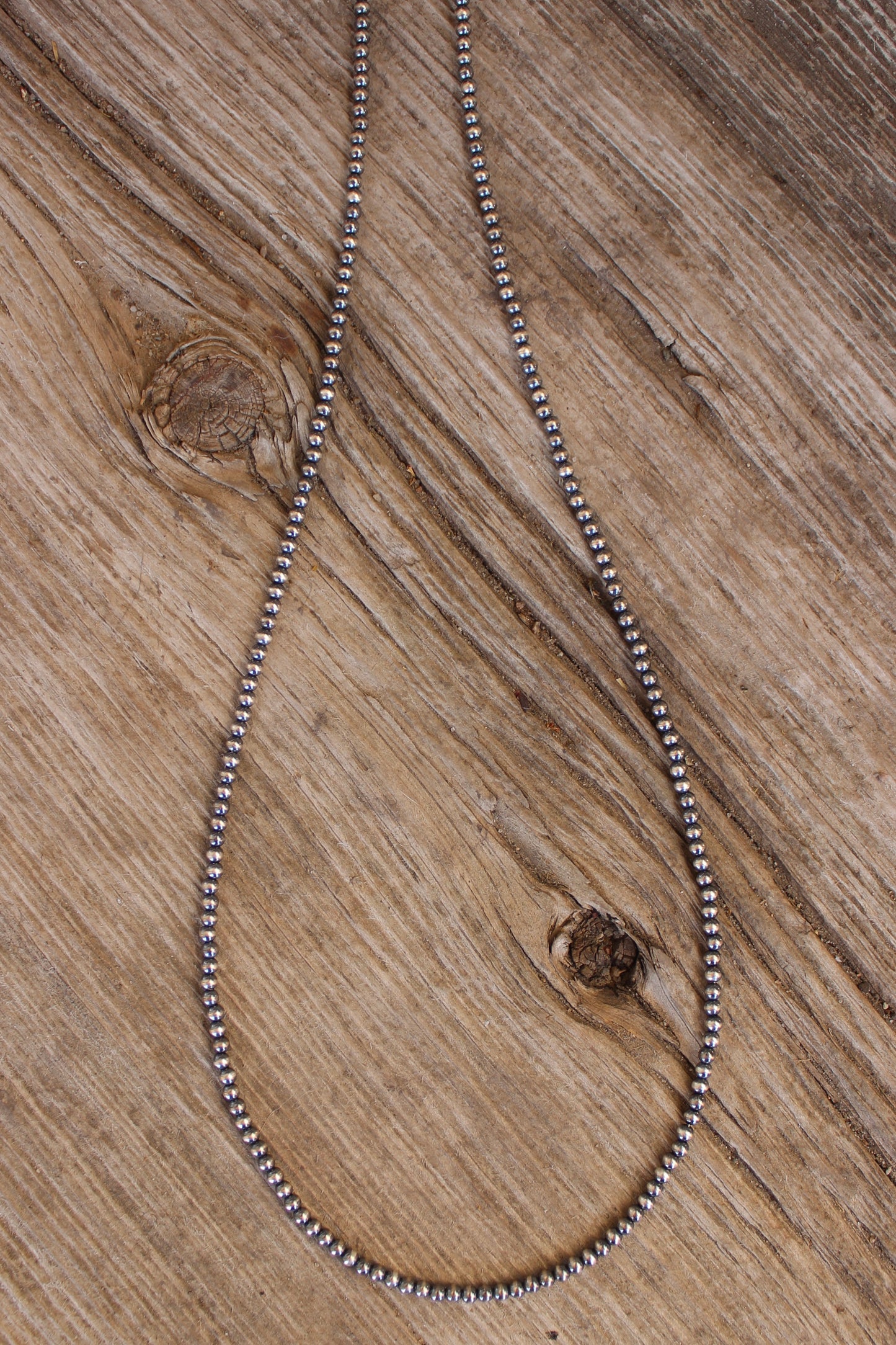 2.5mm Sterling Silver Pearl Necklace - Made to Order