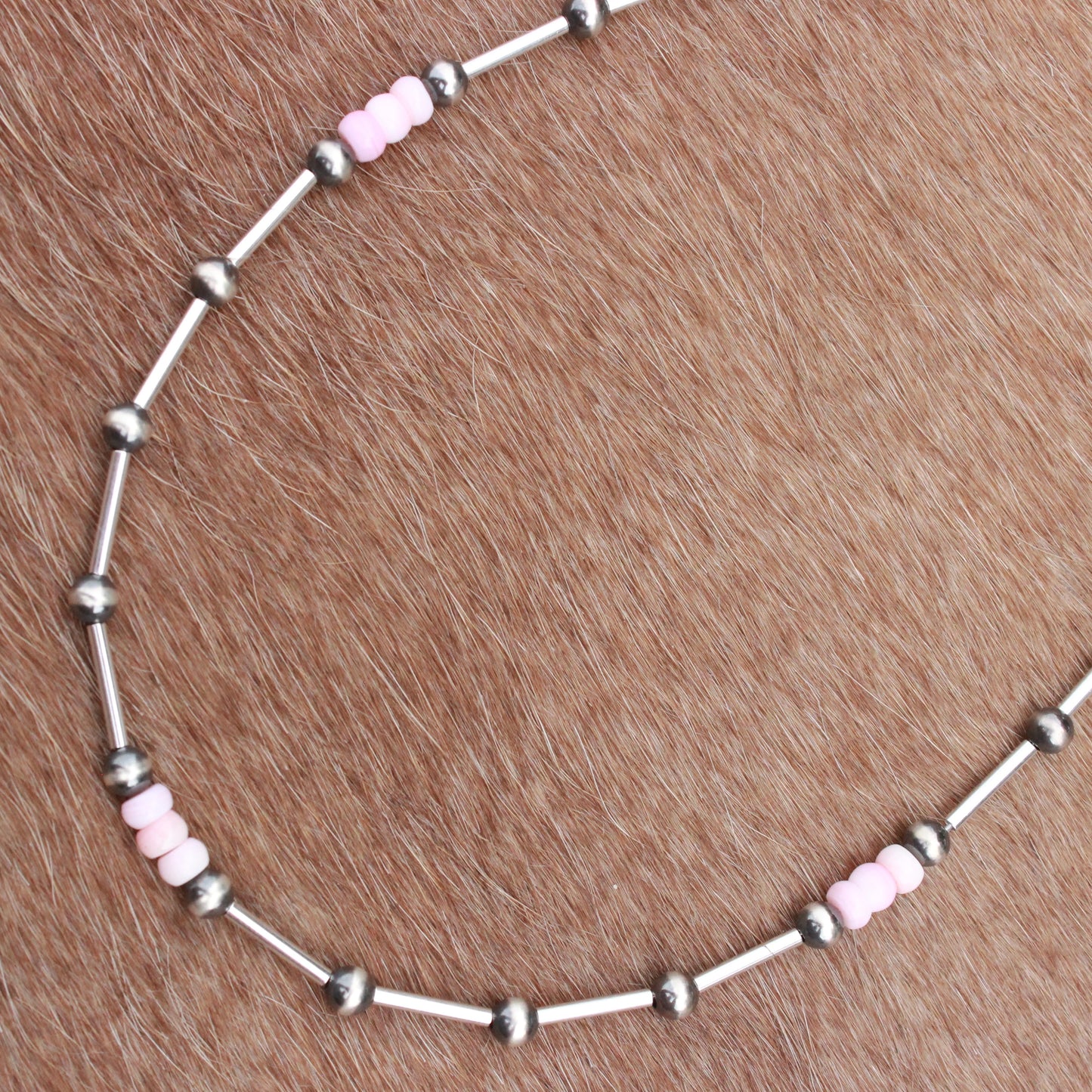 Pink Conch Liquid Silver