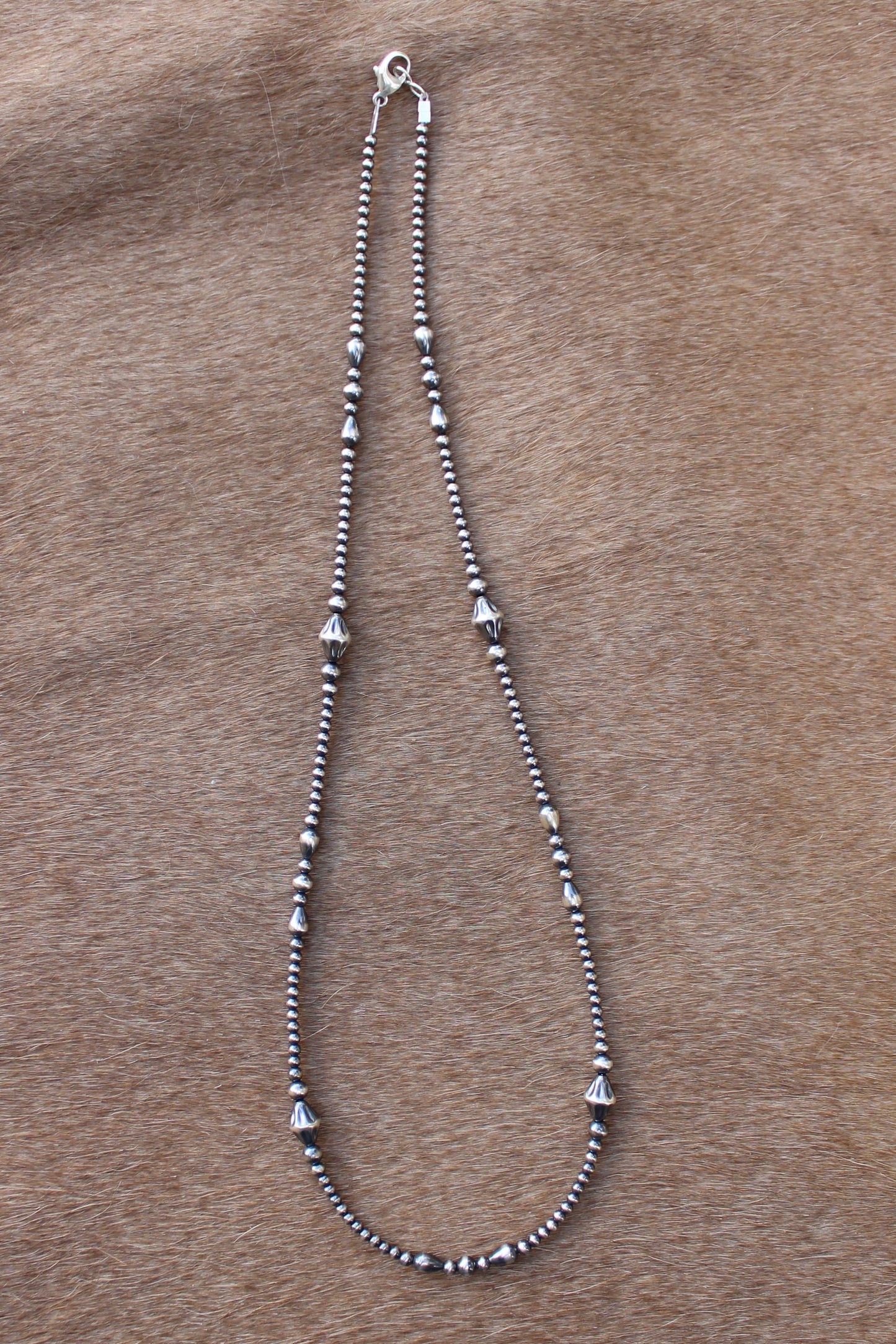 Textured Oval Necklace