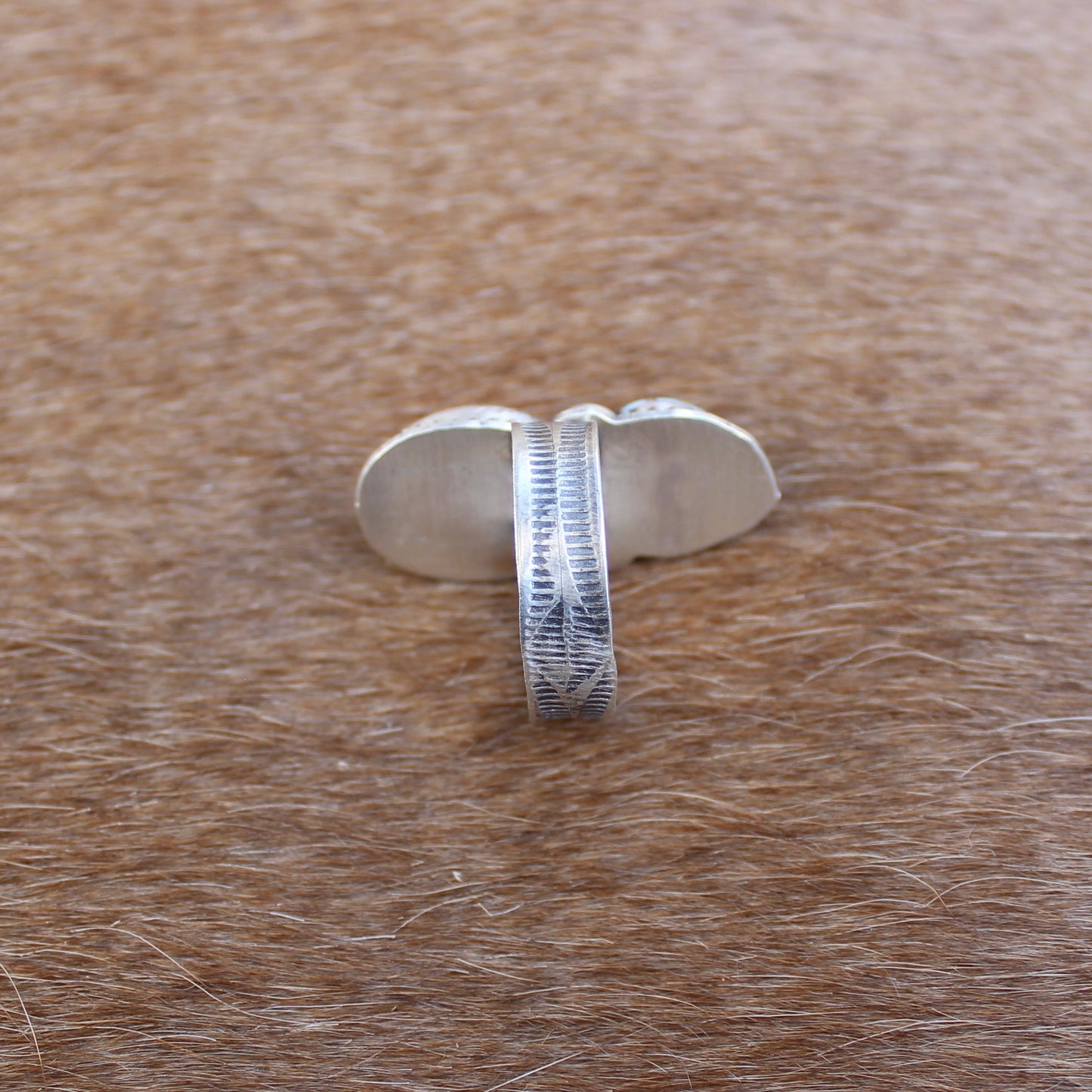 Golden Hills & Pink Conch Ring