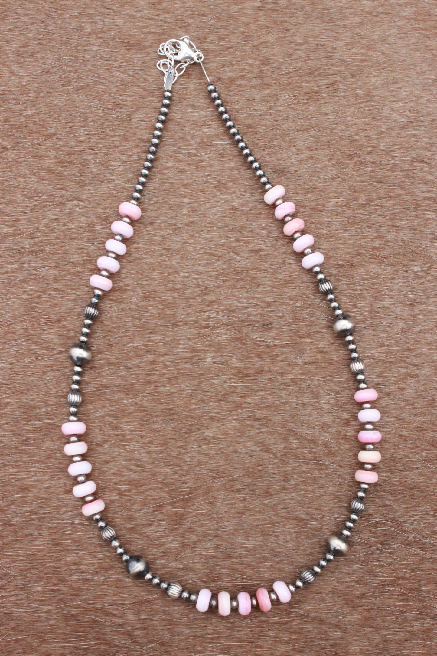 Pink Conch & Melon Necklace