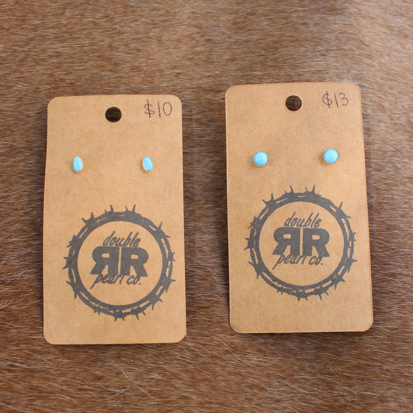 Turquoise Stacker Studs