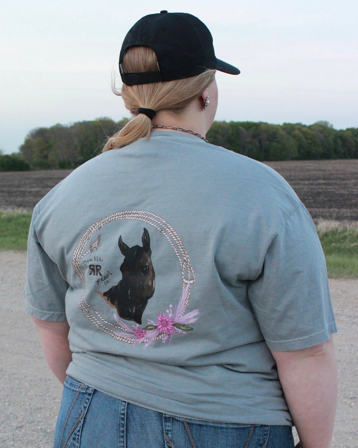 Double R Tee - Gray