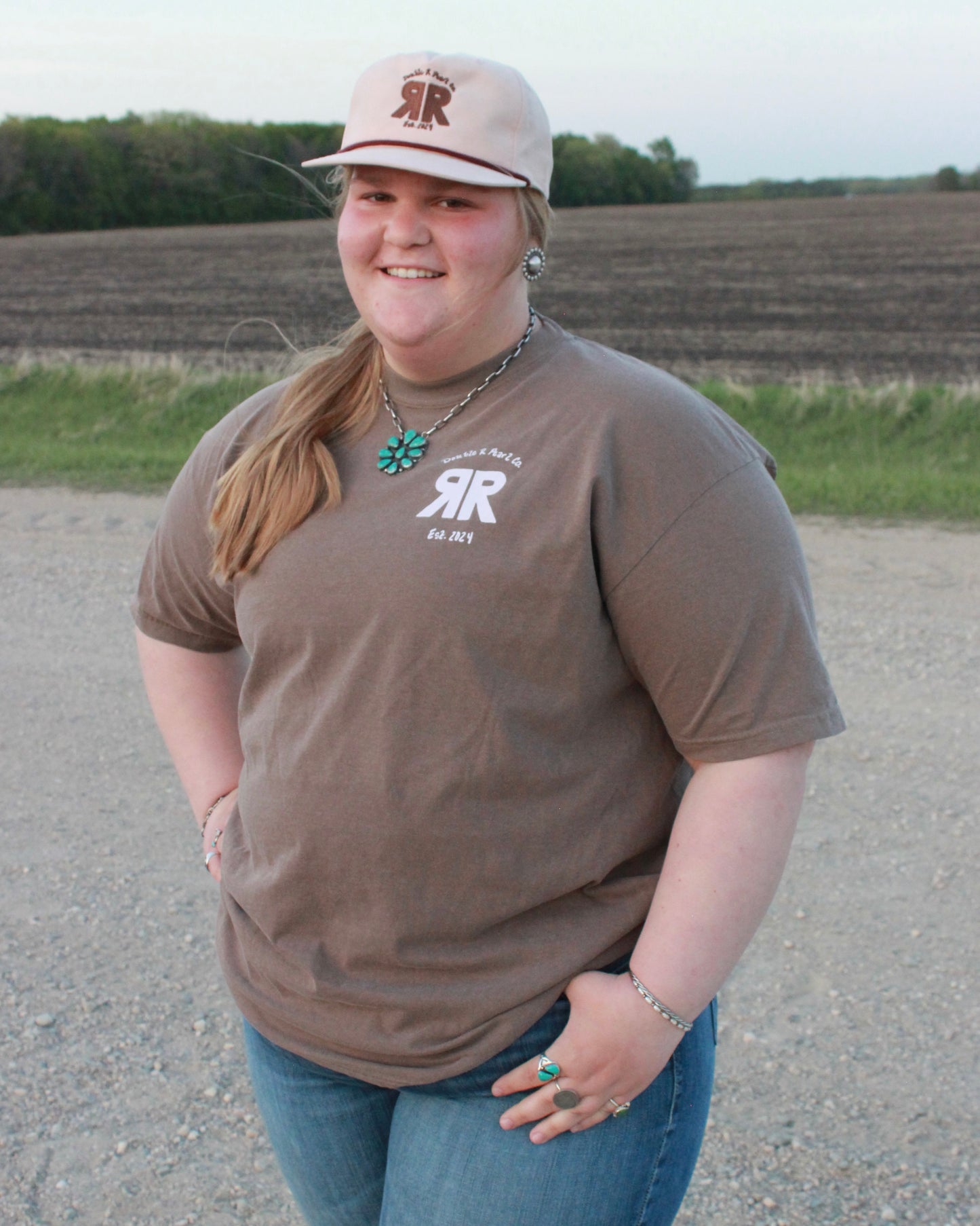 Double R Tee - Brown