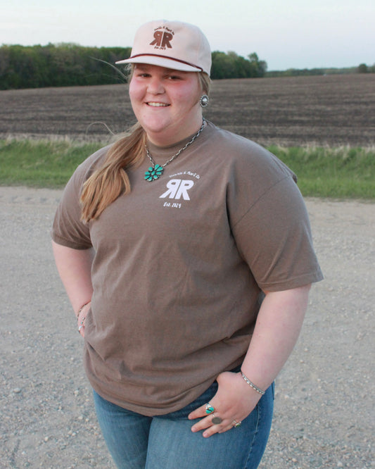 Double R Tee - Brown