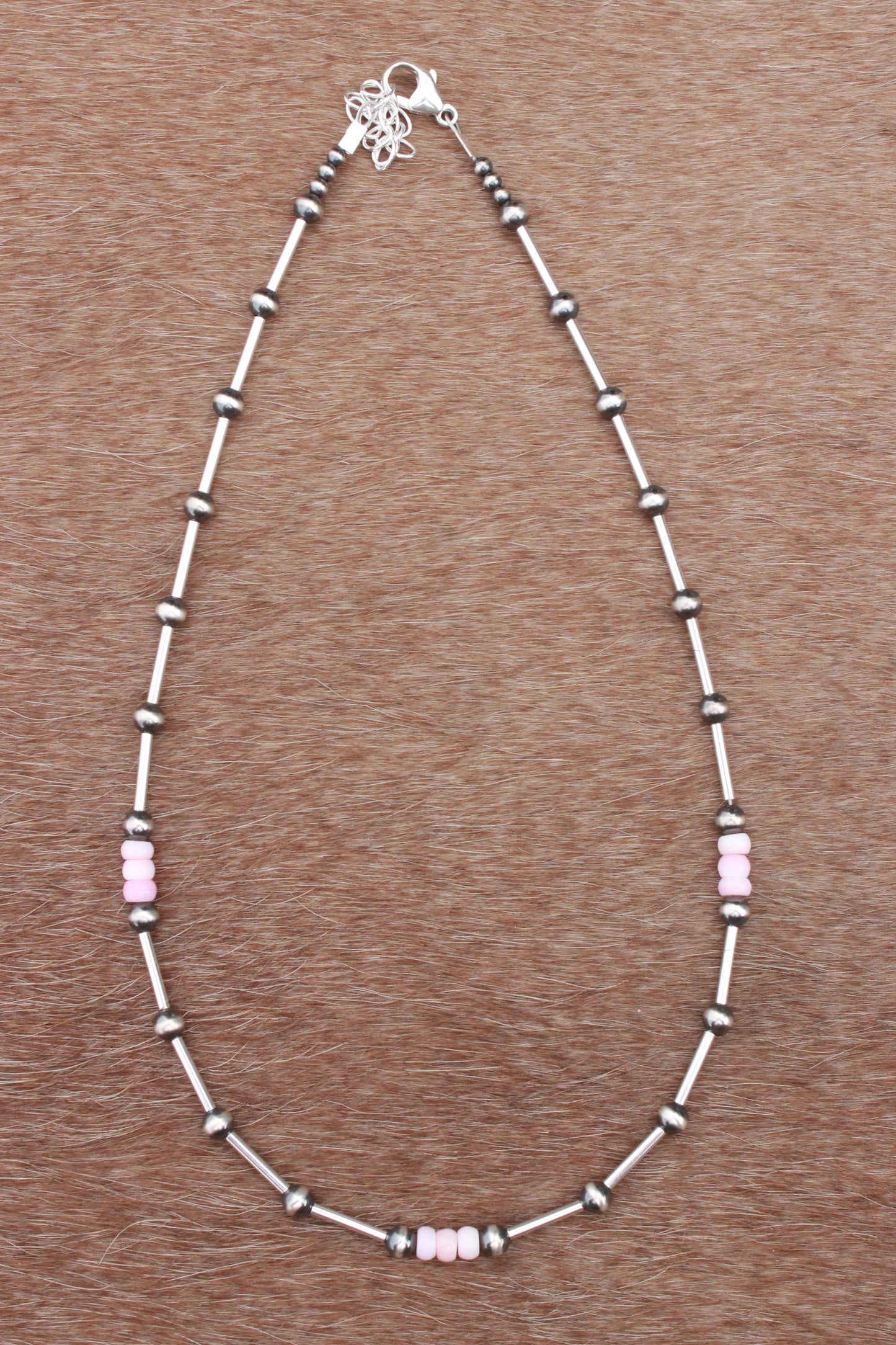 Pink Conch Liquid Silver