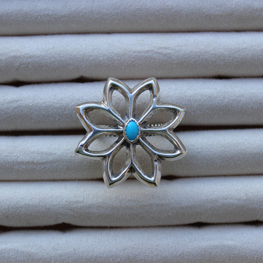 Turquoise Flower Ring