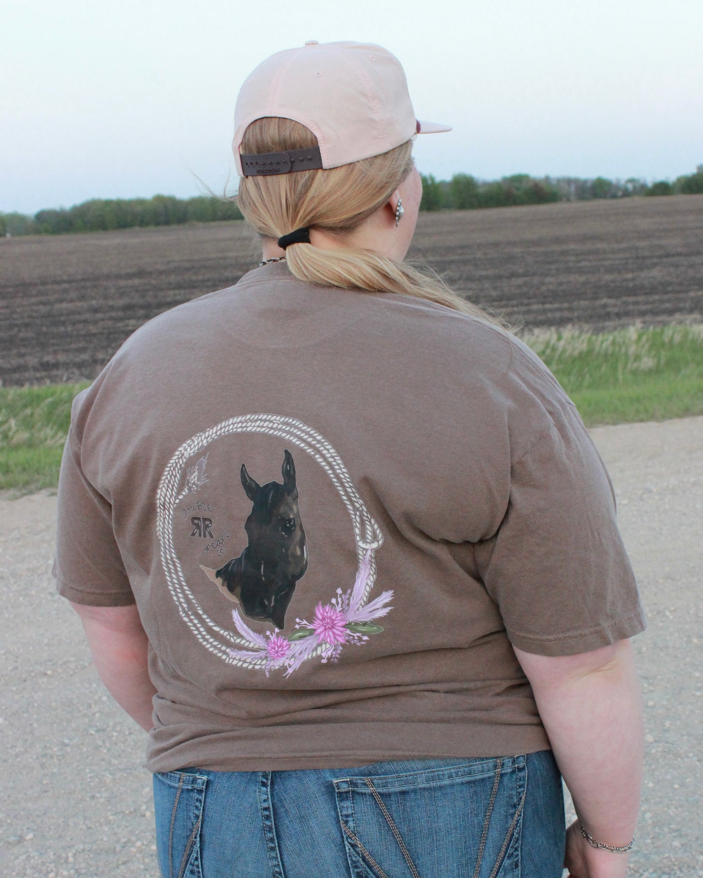 Double R Tee - Brown