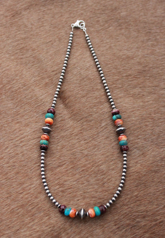 Graduated Colorful Necklace - Ready to Ship