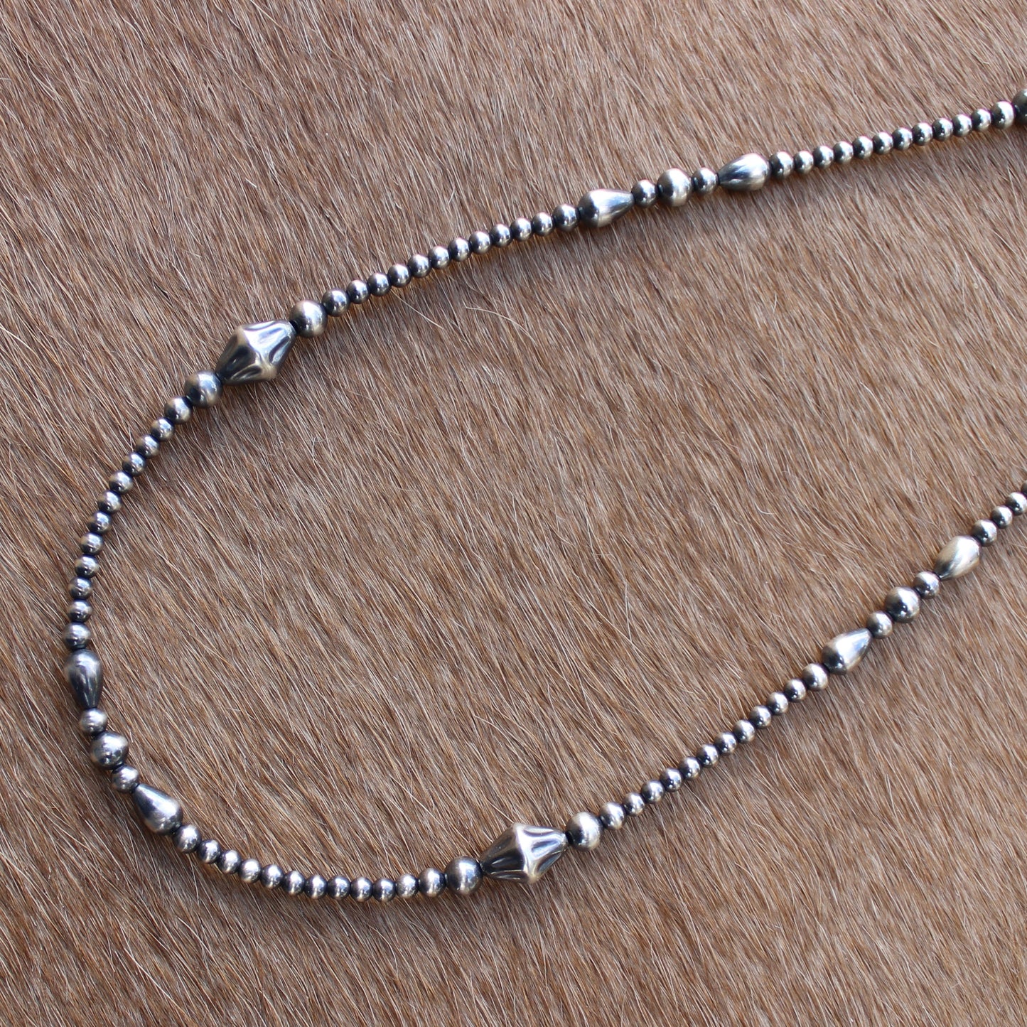 Textured Oval Necklace