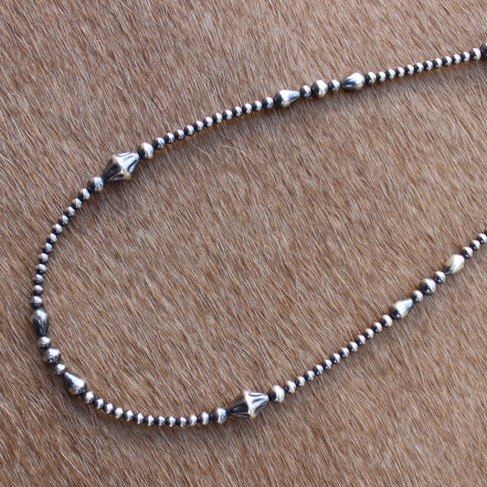 Textured Oval Necklace