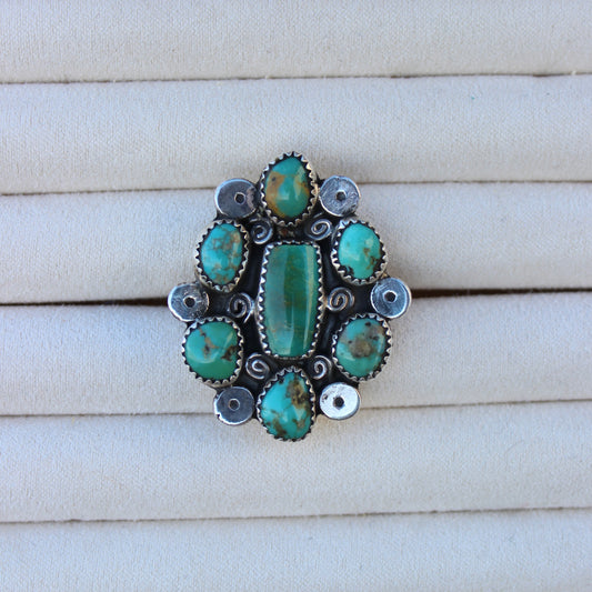 Turquoise Cluster Ring