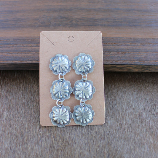 Concho Dangle Earrings - Ready to Ship