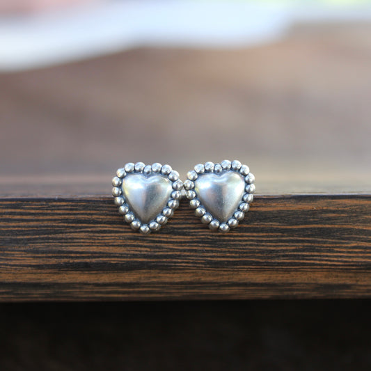 Heart Concho Earrings - Ready to Ship