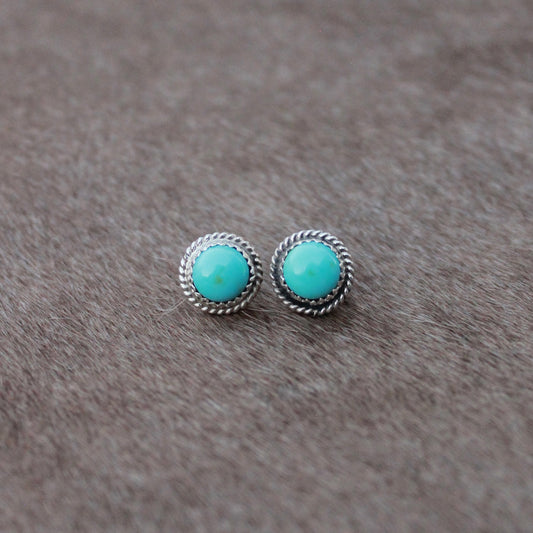 Round Kingman Studs - Ready to Ship