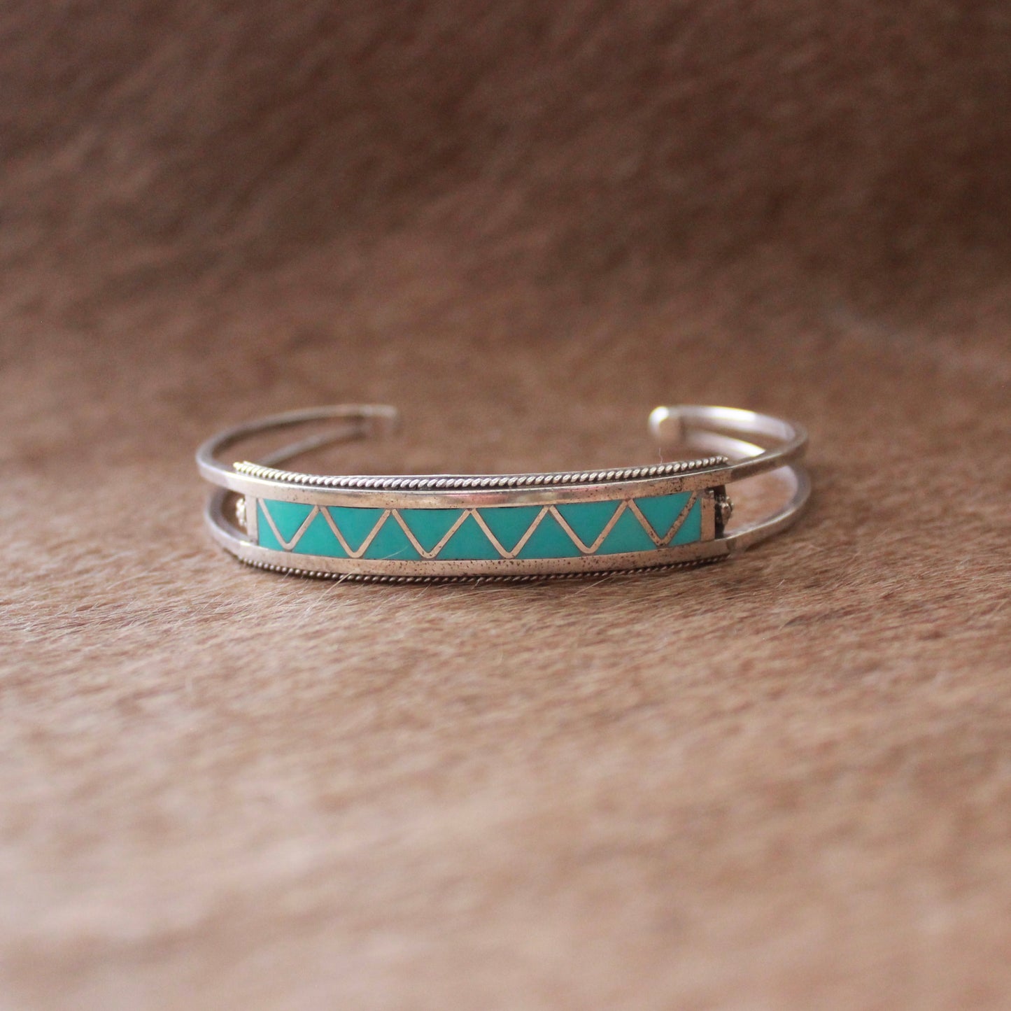 Turquoise Inlay Cuff - Ready to Ship