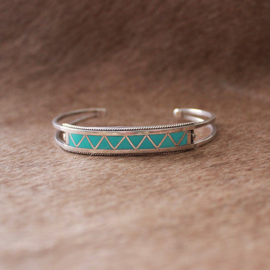 Turquoise Inlay Cuff - Ready to Ship